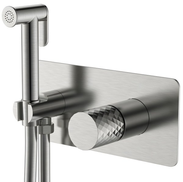 Гигиенический душ Boheme Stick 127-NB со смесителем, никель