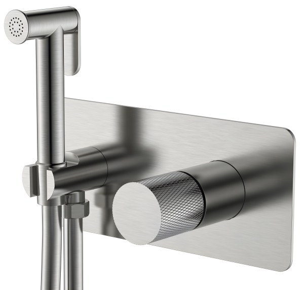 Гигиенический душ Boheme Stick 127-NB.2 со смесителем, никель