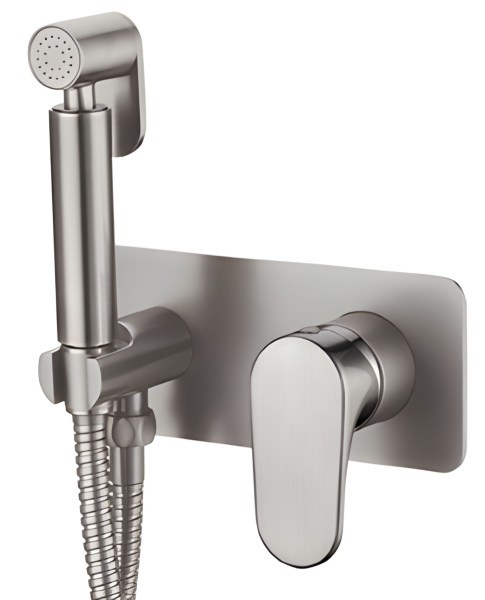 Гигиенический душ Boheme Spectre 457-NB со смесителем, никель