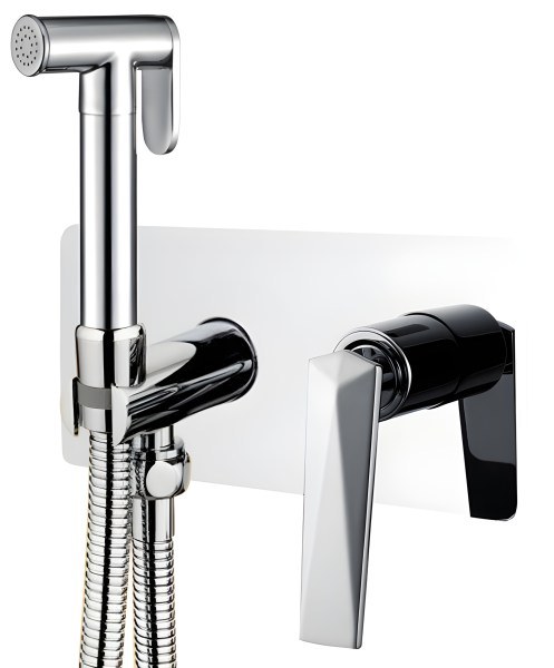 Гигиенический душ Boheme Venturo 377 со смесителем, хром