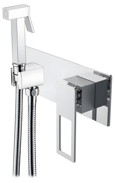Гигиенический душ Boheme Q 147-CRCR со смесителем, хром