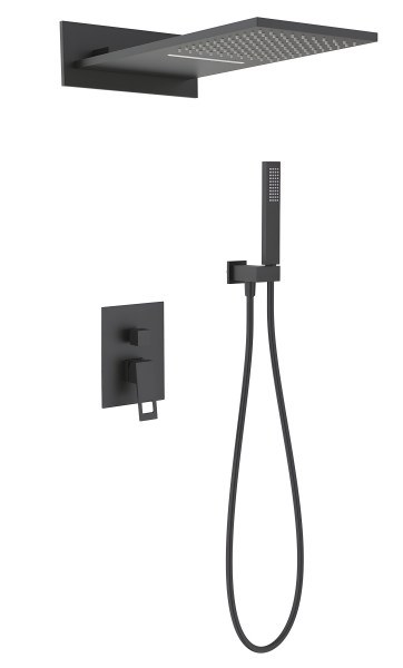 Душевая система Timo Briana SX-7139/03SM, черная матовая