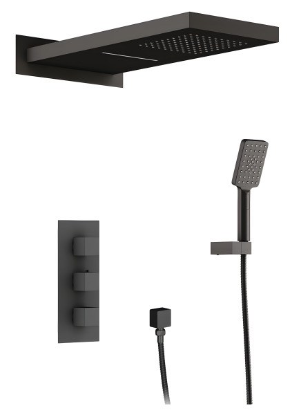 Душевая система Timo Petruma SX-5039/03SM , черная матовая
