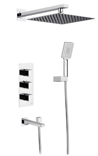 Душевая система Timo Petruma SX-5049/00SM с изливом, хром