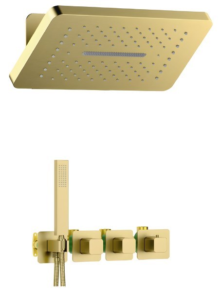 Душевая система Timo Petruma SX-5249/17SM, матовое золото