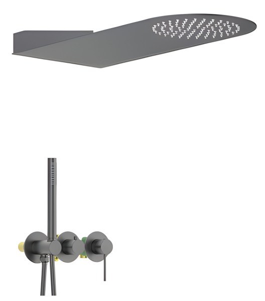 Душевая система Timo Saona SX-2340/18SM, черное золото