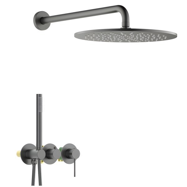 Душевая система Timo Saona SX-2349/18SM, черное золото