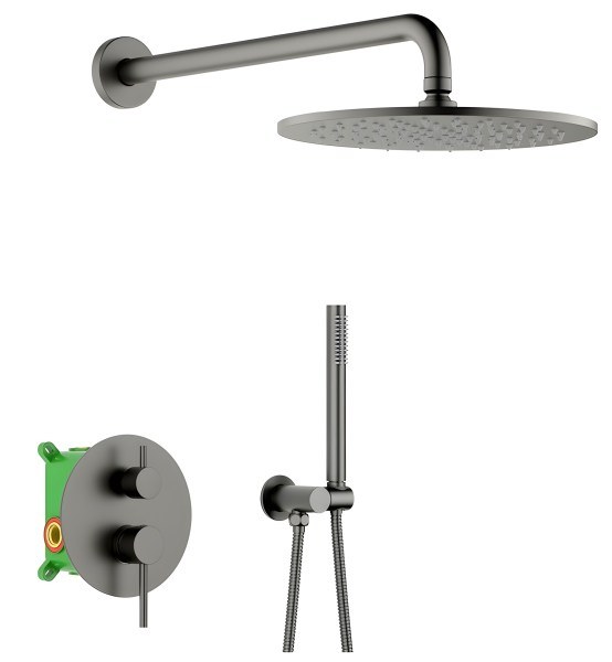 Душевая система Timo Saona SX-2369/18SM, черное золото