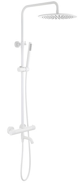 Душевая система Timo Saona SX-2380/16 с изливом, белая матовая