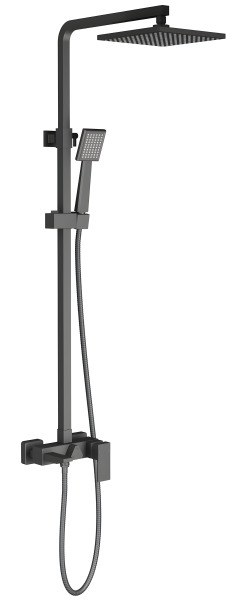 Душевая система Timo Selene SX-1030/03 с изливом, черная матовая