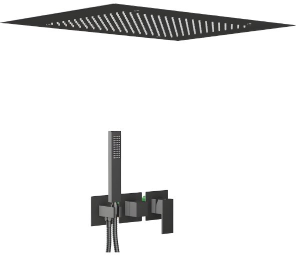 Душевая система Timo Selene SX-2129/03SM, черная матовая