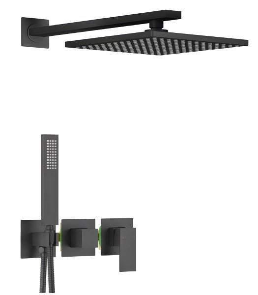 Душевая система Timo Selene SX-2169/03S, черная матовая