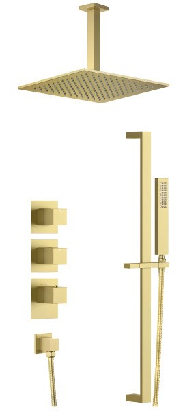 Душевая система Timo Selene SX-2229/17SM, матовое золото