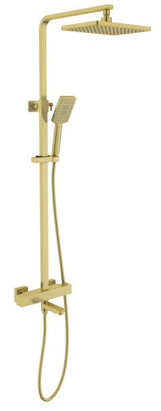 Душевая система Timo Tetra-Thermo SX-0169/17 с изливом, матовое золото