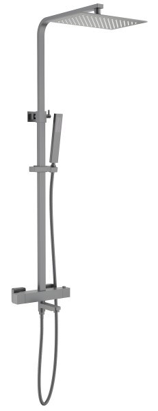 Душевая система Timo Tetra-Thermo SX-0169/18 с изливом, черное золото