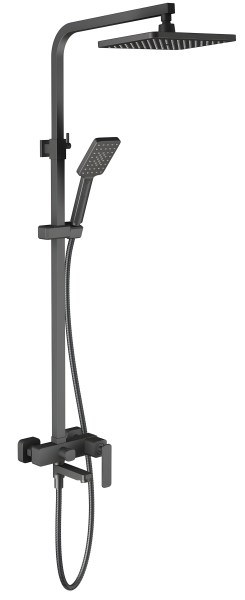 Душевая система Timo Torne SX-4320/03 с изливом, черная матовая