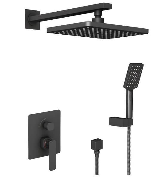 Душевая система Timo Torne SX-4319/03SM, черная матовая