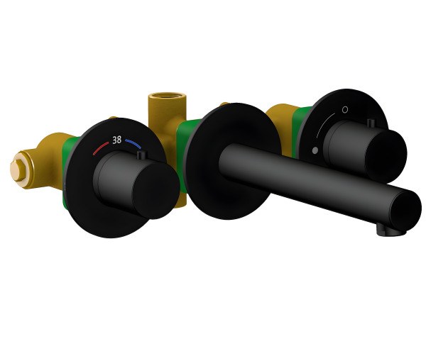 Смеситель для раковины Timo Saona 2382/03SM, черный матовый