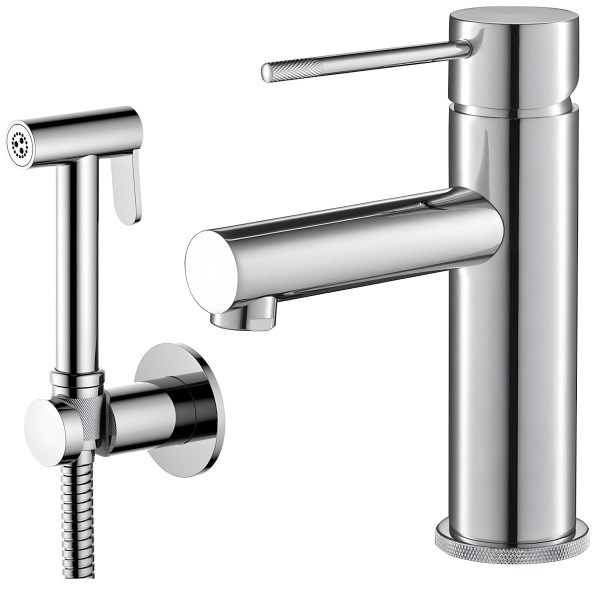 Смеситель для раковины Timo Saona 2360/00G с гигиеническим душем, хром