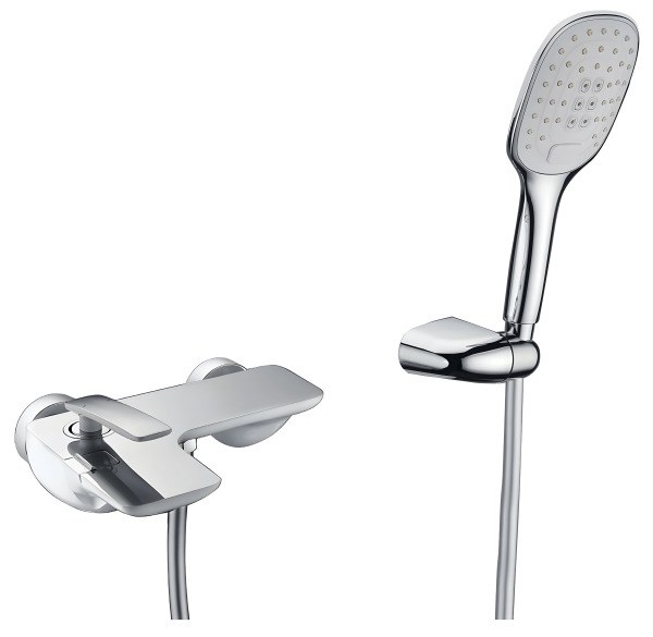 Смеситель для ванны Timo Helmi 4014/00-16Y с душем, белый матовый