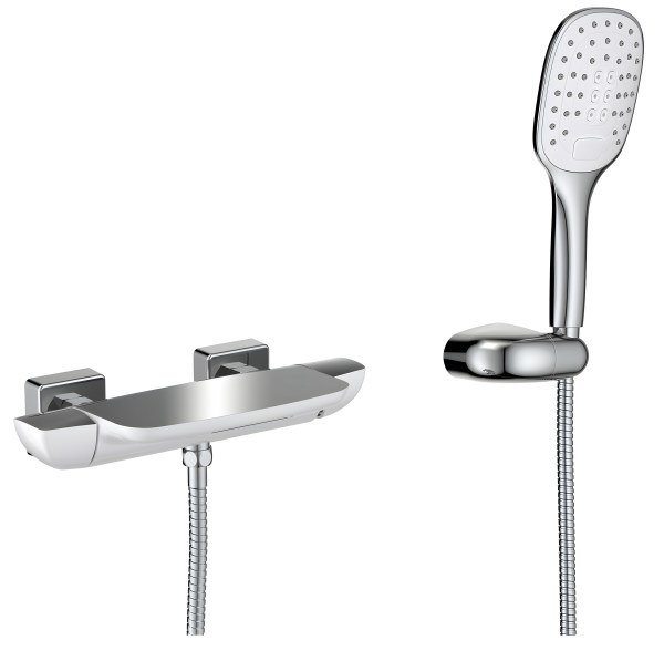 Смеситель для ванны Timo Helmi 4024/00-16Y с душем, белый матовый