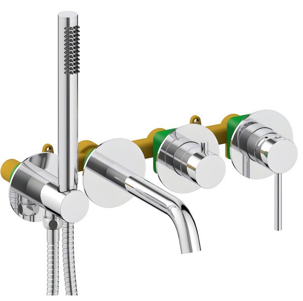 Смеситель для ванны Timo Saona 2314/00YSM с душем, хром