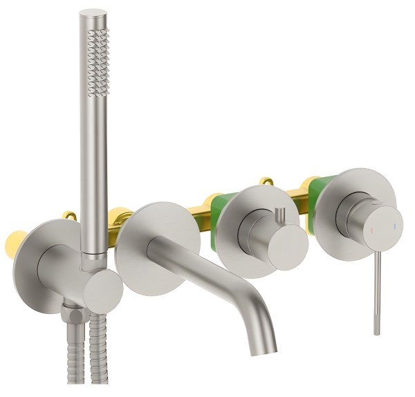 Смеситель для ванны Timo Saona 2314/13YSM с душем, никель