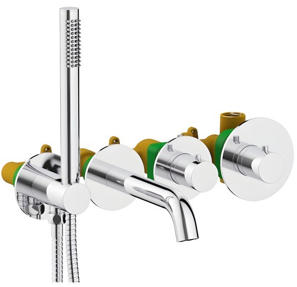 Смеситель для ванны Timo Saona 2324/00YSM с душем, хром