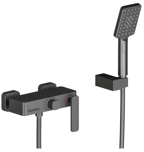 Смеситель для ванны Timo Torne 4314/03Y с душем, черный матовый