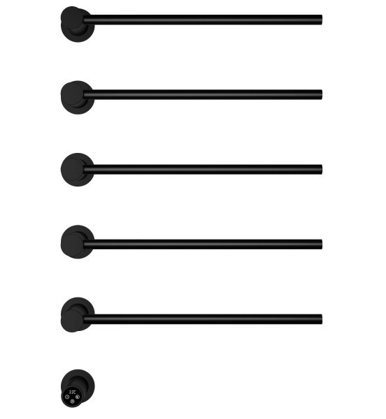 Полотенцесушитель электрический Wonzon&Woghand Hamburg WW-AL315-MB 47x66