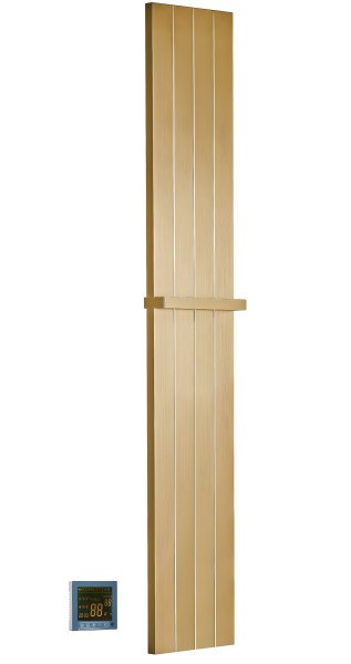 Полотенцесушитель электрический Boheme Flat 725-MG 25x150, матовое золото