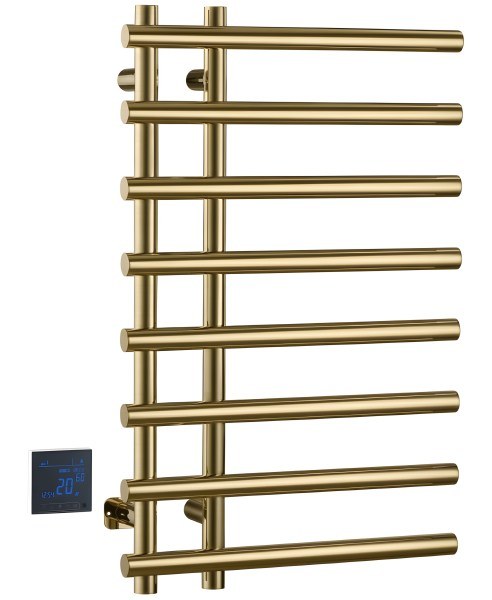 Полотенцесушитель электрический Boheme Uno 722-MG 50x80, матовое золото