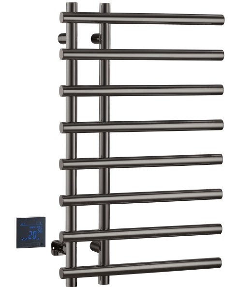 Полотенцесушитель электрический Boheme Uno 722-GM 50x80, оружейная сталь