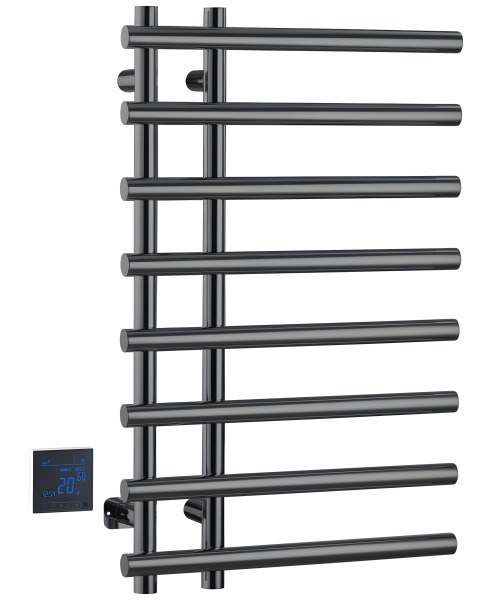 Полотенцесушитель электрический Boheme Uno 722-SGM 50x80, оружейная сталь