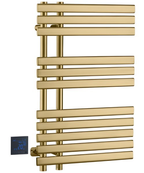 Полотенцесушитель электрический Boheme Venturo 723-MG 50x80, матовое золото