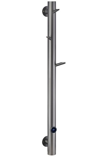 Полотенцесушитель электрический Boheme Uno 724-GM 20x150, оружейная сталь