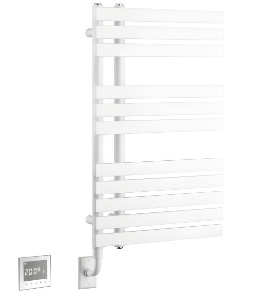 Полотенцесушитель электрический Boheme Venturo 721-MW 50x94, белый матовый