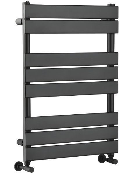 Полотенцесушитель водяной Boheme Venturo 720-B 50x80, черный матовый