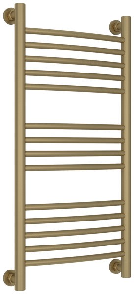 Полотенцесушитель водяной Сунержа Богема+ выгнутая 40x80, матовое золото