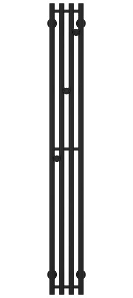 Полотенцесушитель водяной Сунержа Кантата PRO 15x150, черный матовый