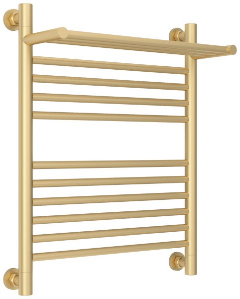 Полотенцесушитель водяной Сунержа Богема+ с полкой 50x60, шампань матовая