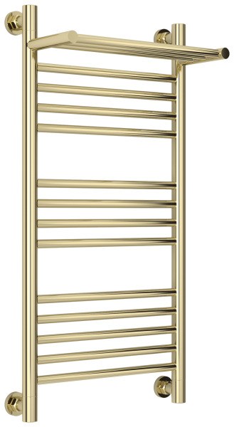 Полотенцесушитель водяной Сунержа Богема+ с полкой 40x80, шампань