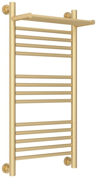 Полотенцесушитель водяной Сунержа Богема+ с полкой 40x80, шампань матовая