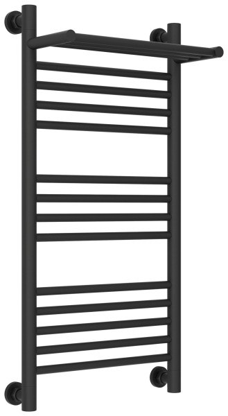 Полотенцесушитель водяной Сунержа Богема+ с полкой 40x80, тёмный титан муар