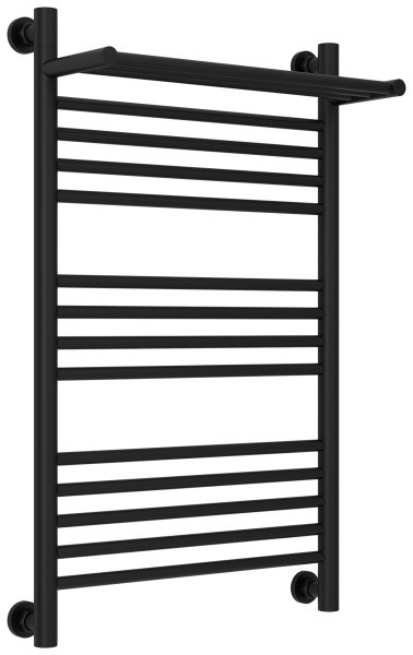 Полотенцесушитель водяной Сунержа Богема+ с полкой 50x80, черный матовый