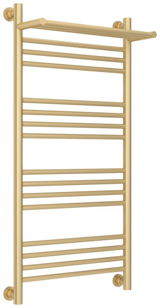 Полотенцесушитель водяной Сунержа Богема+ с полкой 50x100, шампань матовая