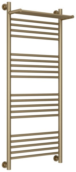 Полотенцесушитель водяной Сунержа Богема+ с полкой 50x120, золотой шелк