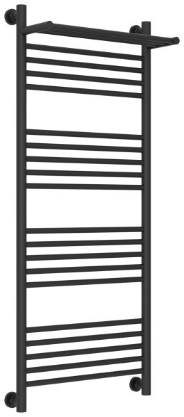 Полотенцесушитель водяной Сунержа Богема+ с полкой 50x120, тёмный титан муар
