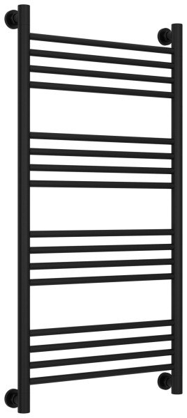 Полотенцесушитель водяной Сунержа Богема+ прямая 50x100, черный матовый