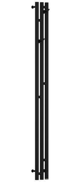 Полотенцесушитель электрический Сунержа Терция 3.0 R 10x150, черный матовый